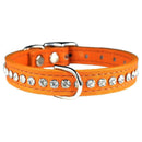 OmniPet Signature Leather Crystal Dog Collar Made in USA OmniPet