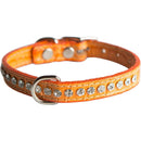 OmniPet Signature Leather Crystal Dog Collar Made in USA OmniPet