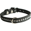 OmniPet Signature Leather Crystal Dog Collar Made in USA OmniPet