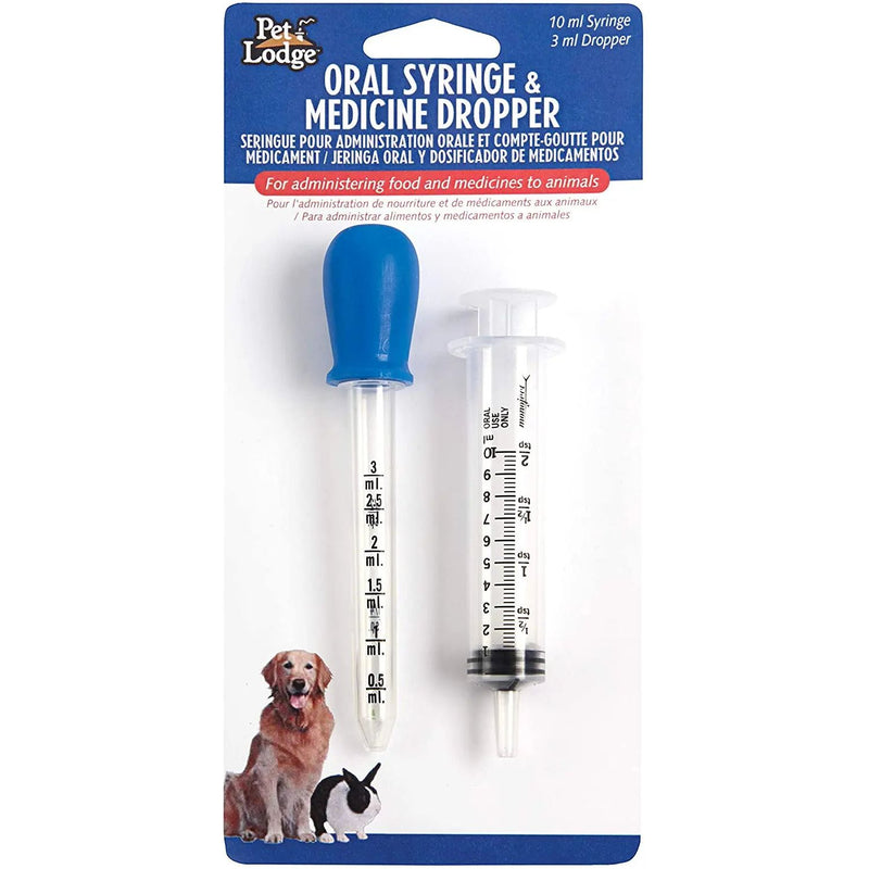 Pet Lodge Oral Syringe and Medicine Dropper for Pets Miller