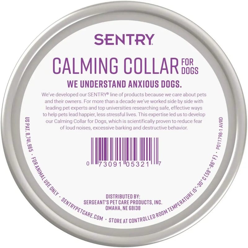 Sentry Calming Collar for Dogs Helps Modify Stress Behavior Sentry