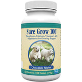 Sure Grow Supplement for Dogs & Growing Puppies 100 Chew Tabs PetAg