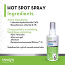 Tomlyn Allercaine Antiseptic Sooth Hot Spot Spray for Dogs 4 oz. Tomlyn