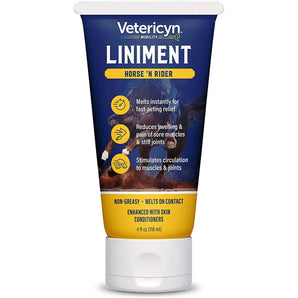Vetericyn Horse and Rider Liniment for Fast-Acting Relief 4 oz. Vetericyn