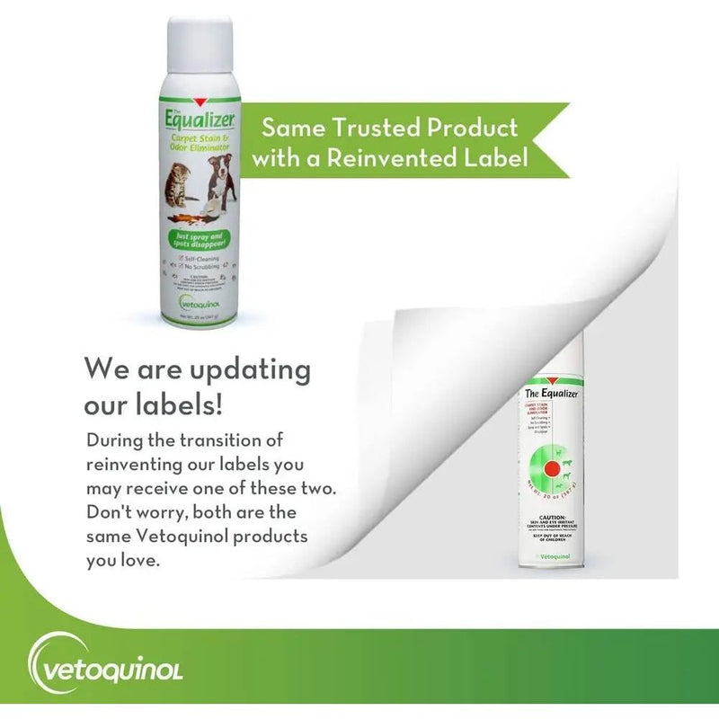 Vetoquinol Equalizer Stain & Odor Remover for Dogs and Cats 20 oz. Vetoquinol