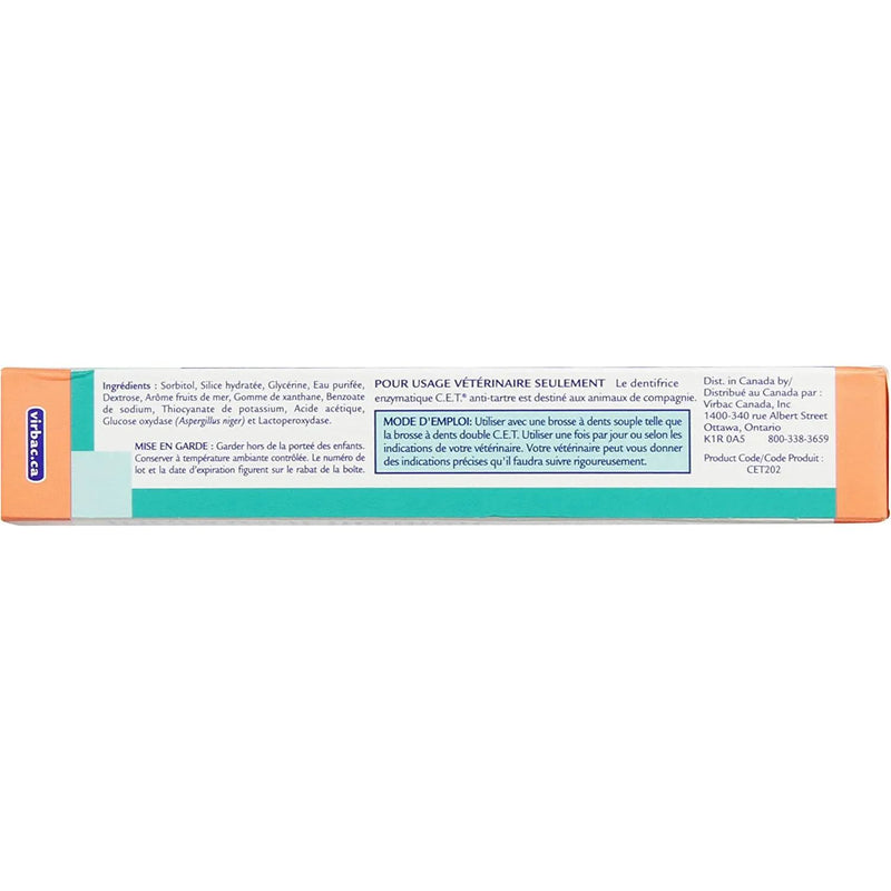 Virbac CET Toothpaste Seafood Flavor for Dogs & Cats 70G Virbac