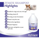 ZYMOX Anti-Itch Shampoo for Dogs and Cats 1 Gallon, Made in USA ZYMOX