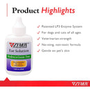 ZYMOX Otic Enzymatic Ear Solution for Dogs and Cats 1.25 oz. ZYMOX