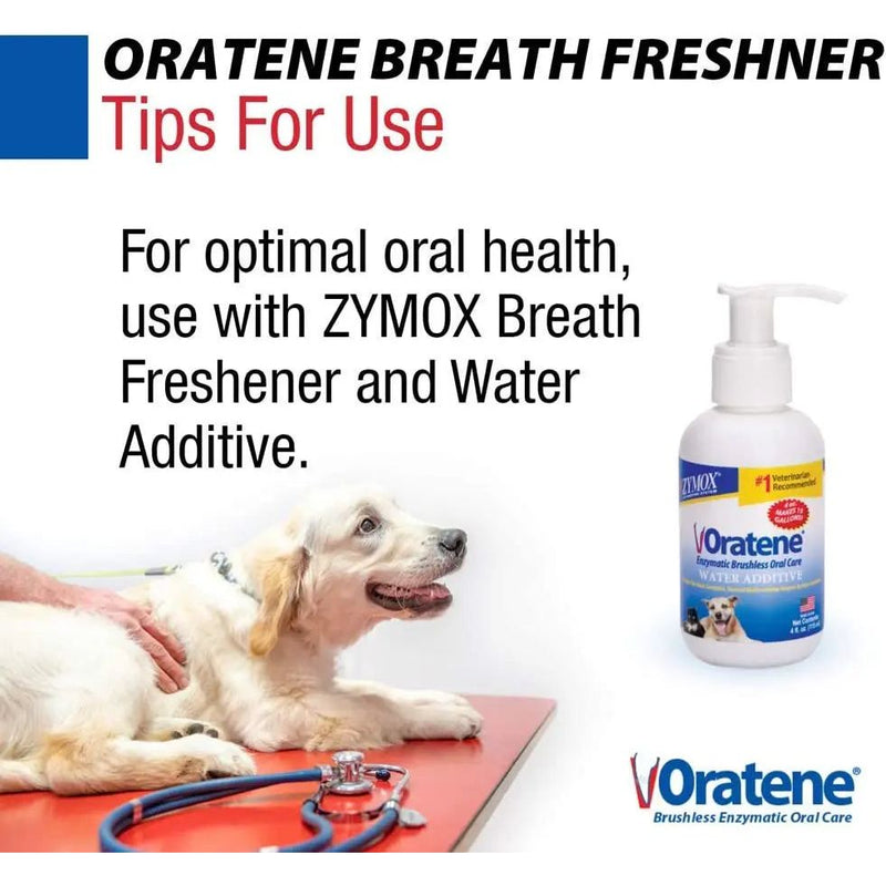 Zymox Oratene Pet Breath Freshener For Dogs & Cats 4 oz. Zymox