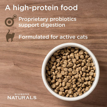 Diamond Naturals Active Cat Chicken Meal & Rice Formula 6 lbs. Diamond Natural