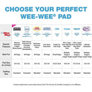 Four Paws Wee-Wee Pads 50 Pack White 22" x 23" x 0.1" Four Paws