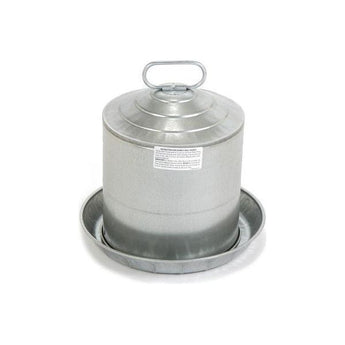 Little Giant Double Wall Metal Poultry Fount 2 Gallon Little Giant