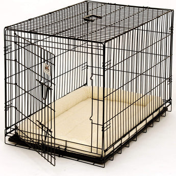 Little Giant Fleece Pet Bed Cream, Small 22.5" x 17" Little Giant