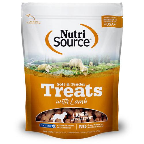 NutriSource Soft & Tender Lamb Treats Healthy Dog Treats 6 oz. NutriSource