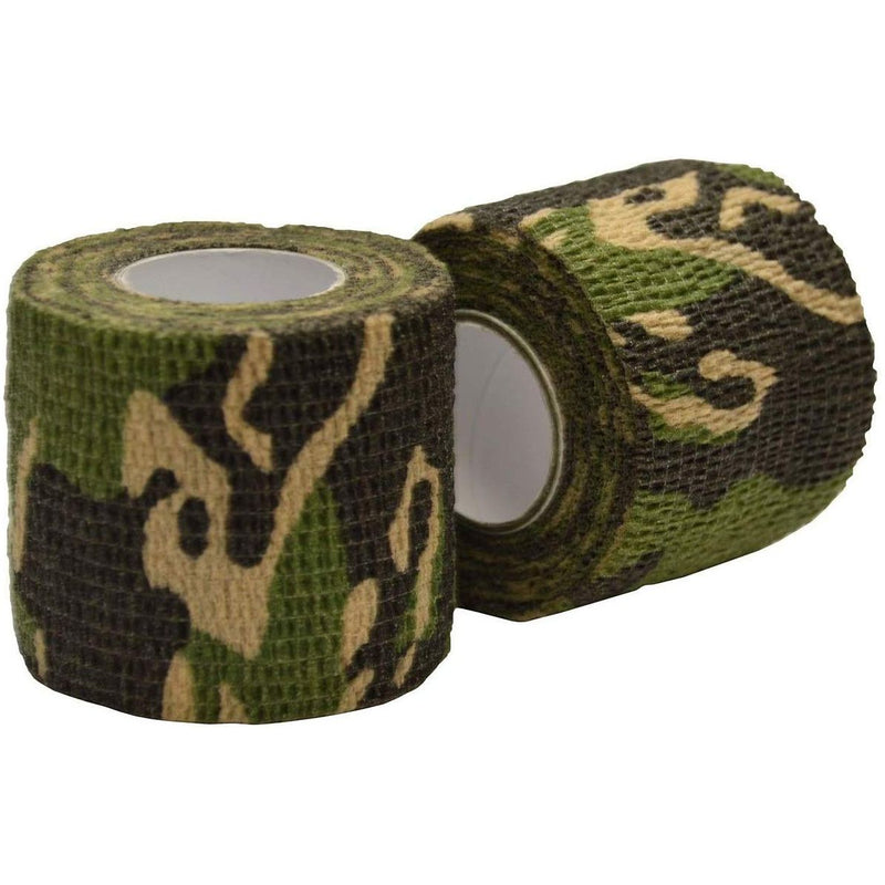 Pet Flex Elastic Waterproof Bandage Camo Adhesive Cloth Tape 2PCK Andover