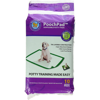 PoochPads Disposable Potty Pad Med 18" x 28" 10-Pack PoochPad Products