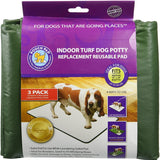PoochPads Indoor Turf Replacement Pad Dog Potty Med 8" x 28" 3pck PoochPad Products