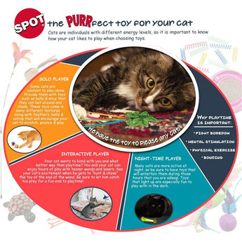 SPOT Big Mouse Bertha with Catnip Assorted Cat Toy 7" SPOT