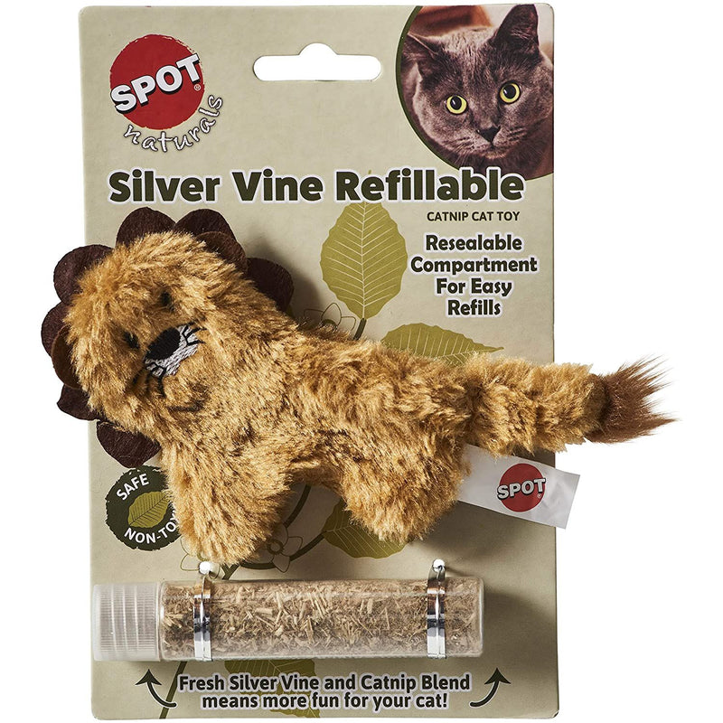 SPOT Naturals Silver Vine Refillable Cat Toy Assorted, Small SPOT