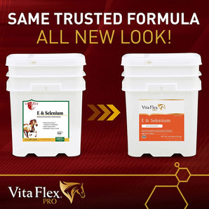 Vita Flex E and Selenium Supplement for Horses 20lbs. 320 Day Supply Vita Flex