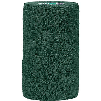 Wrap-It-Up 4" Self Cohesive Flexible Bandages Pets Animals & Humans 18CT, Green Piccardmeds4pets.com